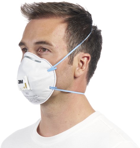 STOFMASKER 3M VOOR SCHUREN 8822 FFP2 MET VENTIEL 10 STUKS-3