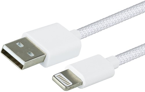 KABEL GREEN MOUSE USB-A TO LIGHTNING DATA WOVEN 1M BLISTERVERPAKKING-2