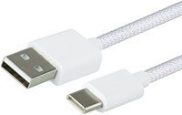 KABEL GREEN MOUSE USB-A TO USB-C DATA WOVEN 2M BLISTERVERPAKKING-2