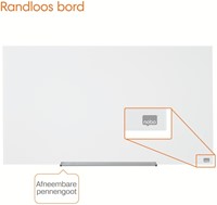 GLASBORD NOBO IMPRESSION PRO 99,3X55,9CM BRILJANT WIT-5