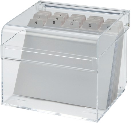 KAARTENBAK MAUL MET INDEX DIN A6 ACRYL