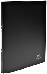 RINGBAND EXACOMPTA A4 2-RINGS O-MECH 15MM PP ZWART