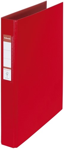 RINGBAND ESSELTE VIVIDA A4 25MM 30% GERECYCLED PP FOLIE ROOD