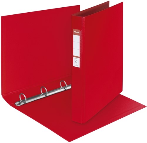 RINGBAND ESSELTE VIVIDA A4 25MM 30% GERECYCLED PP FOLIE ROOD-1