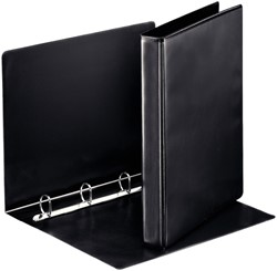 PRESENTATIERINGBAND ESSELTE ESSENTIALS PANORAMA A4 4-RINGS D-MECHANIEK 25MM ZWART