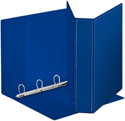 PRESENTATIERINGBAND ESSELTE PANORAMA A4 4-RINGS D-MECHANIEK 30MM PP BLAUW
