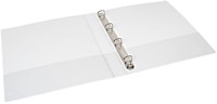 PRESENTATIERINGBAND QUANTORE A4 MAXI 4-RINGS D-MECH 20MM WIT
