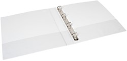 PRESENTATIERINGBAND QUANTORE A4 MAXI 4-RINGS D-MECH 20MM WIT