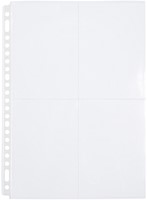 FOTOTAS MULTO A4 23-GAATS 4-VAKS 10X15CM PP TRANSPARANT 10 STUKS-3