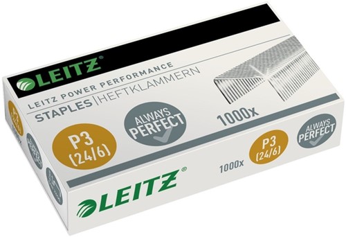 NIETEN LEITZ 24/6 VERZINKT 1000 STUKS
