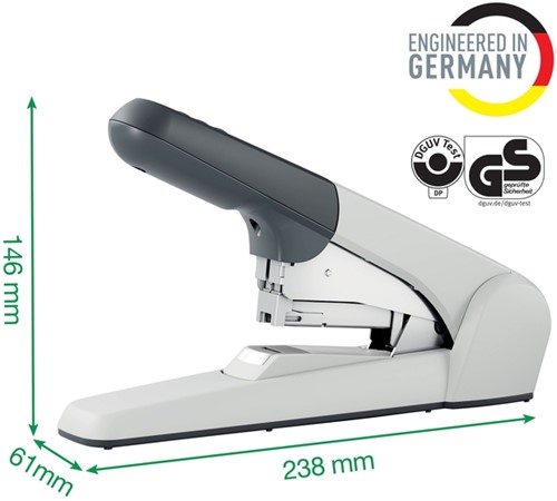 NIETMACHINE LEITZ HEAVY DUTY FLAT CLINCH 60 VEL ZILVER-7