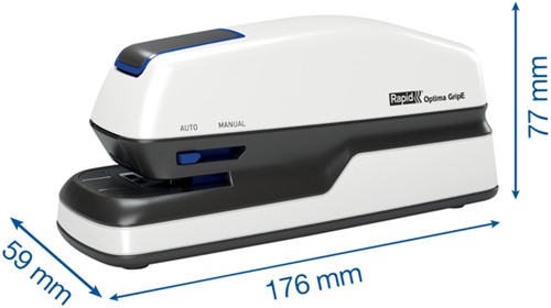 NIETMACHINE ELEKTRISCH RAPID OPTIMA GRIP 20VEL ZILVER/ZWART-2