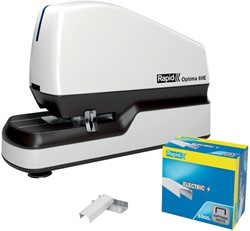 NIETMACHINE RAPID OPTIMA 60E ELEKTRISCH CONTACTLOOS 60 VEL WIT/ZWART