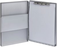 KLEMBORDKOFFER MAUL ASSIST A4 STAAND ZIJOPENING ALUMINIUM-1