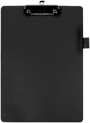 KLEMBORD QUANTORE A4 STAAND PVC ZWART MET 100MM KLEM + PENLUS