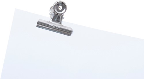 PAPIERKLEM MAUL BULLDOG 50MM CAPACITEIT 20MM ZILVER 10 STUKS-2