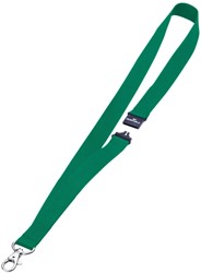 TEXTIELKOORD DURABLE 8137 MET KARABIJNHAAK GROEN