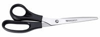 KANTOORSCHAAR WESTCOTT 210MM MET KUNSTSTOF GRIP LINKSHANDIG RVS