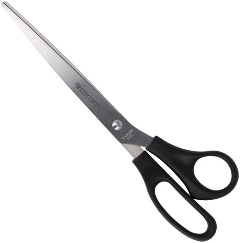 KANTOORSCHAAR WESTCOTT 260MM MET KUNSTSTOF GRIP RVS-2