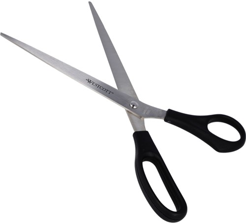 KANTOORSCHAAR WESTCOTT 260MM MET KUNSTSTOF GRIP RVS-3
