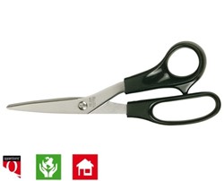 SCHAAR QUANTORE 190MM +PLASTIC HANDVAT ZWART