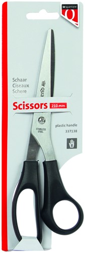 SCHAAR QUANTORE 210MM +PLASTIC HANDVAT ZWART-2