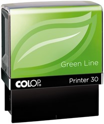 TEKSTSTEMPEL COLOP PRINTER 30 GREEN LINE PERSONALISEERBAAR