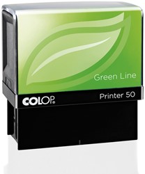 TEKSTSTEMPEL COLOP PRINTER 50 GREEN LINE PERSONALISEERBAAR