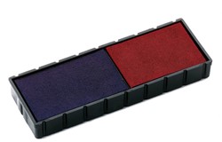 STEMPELKUSSEN COLOP E/12/2 BLAUW EN ROOD
