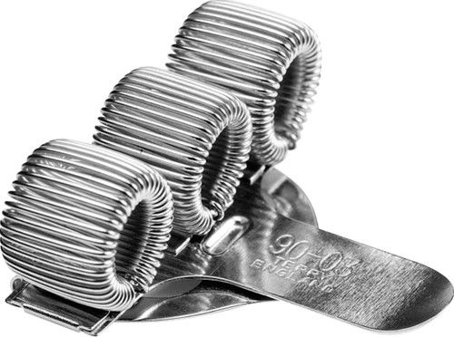 PENHOUDER TERRY CLIP VOOR 3 PENNEN/POTLODEN ZILVERKLEURIG-2