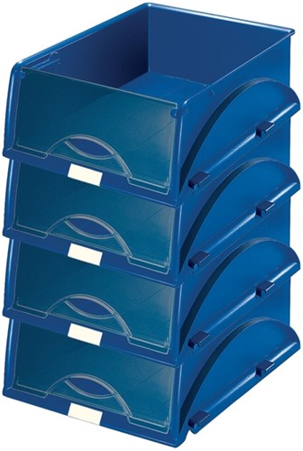 SORTEERBAK LEITZ 5231 SORTY MET KLEP BLAUW-5