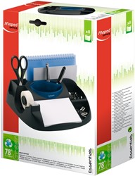 BUREAU ORGANIZER MAPED ESSENTIALS GREEN MAXI MET 8 VAKKEN ZWART