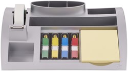 BUREAU ORGANISER POST-IT C50 ZILVERGRIJS INCL INHOUD