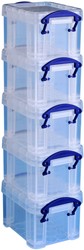 OPBERGBOX REALLY USEFUL 0.14 LITER 90X65X55MM 5 STUKS