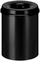 PAPIERBAK MET VLAMDOVER VEPABINS 15LITER 26CM ZWART