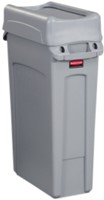 DEKSEL RUBBERMAID SLIM JIM VENTED GESLOTEN MET SWINGSYSTEEM GRIJS-3