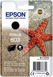 INKTCARTRIDGE EPSON 603 T03U1 ZWART