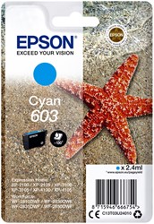 INKTCARTRIDGE EPSON 603 T03U2 BLAUW