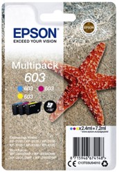INKTCARTRIDGE EPSON 603 T03U5 3 KLEUREN