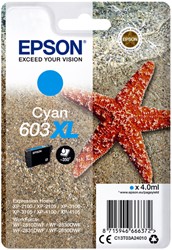 INKTCARTRIDGE EPSON 603XL T03A2 BLAUW