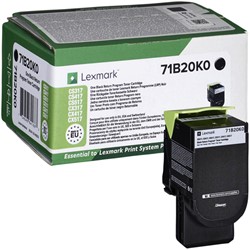 TONERCARTRIDGE LEXMARK 71B20K0 ZWART