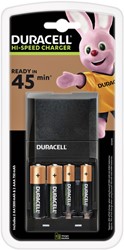 BATTERIJ OPLADER DURACELL CEF27 INCLUSIEF + 2X AA + 2X AAA