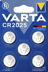 BATTERIJ VARTA KNOOPCEL 5X CR2025 LITHIUM