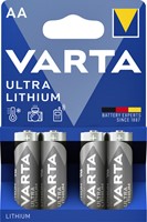 BATTERIJ VARTA ULTRA LITHIUM 4X AA