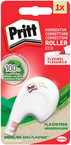 CORRECTIETAPE PRITT ECO FLEX 4.2MMX10M OP BLISTER