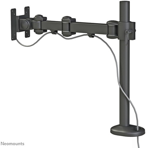 MONITORARM NEOMOUNTS D960G 10-30" DOORVOER ZWART-3