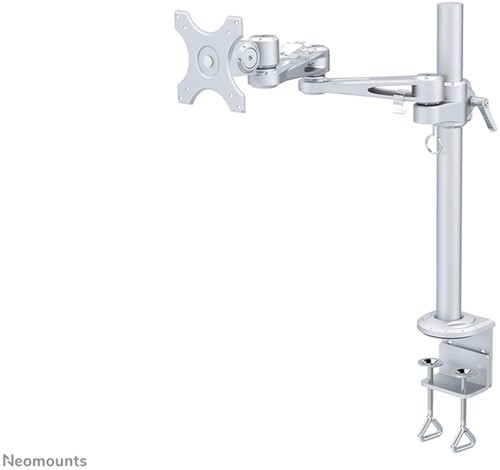 MONITORARM NEOMOUNTS D935 10-30" MET KLEM ZILVERGRIJS-3