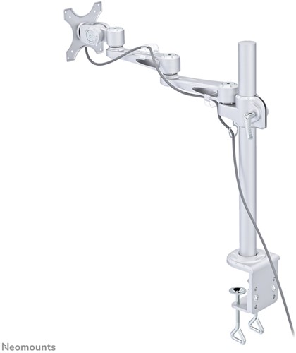 MONITORARM NEOMOUNTS D935 10-30" MET KLEM ZILVERGRIJS-1