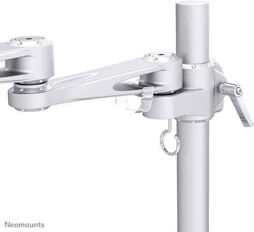 MONITORARM NEOMOUNTS D935 10-30" MET KLEM ZILVERGRIJS-4