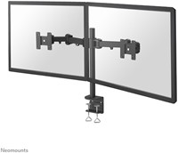 MONITORARM NEOMOUNTS D960D 2X10-27" MET KLEM ZWART